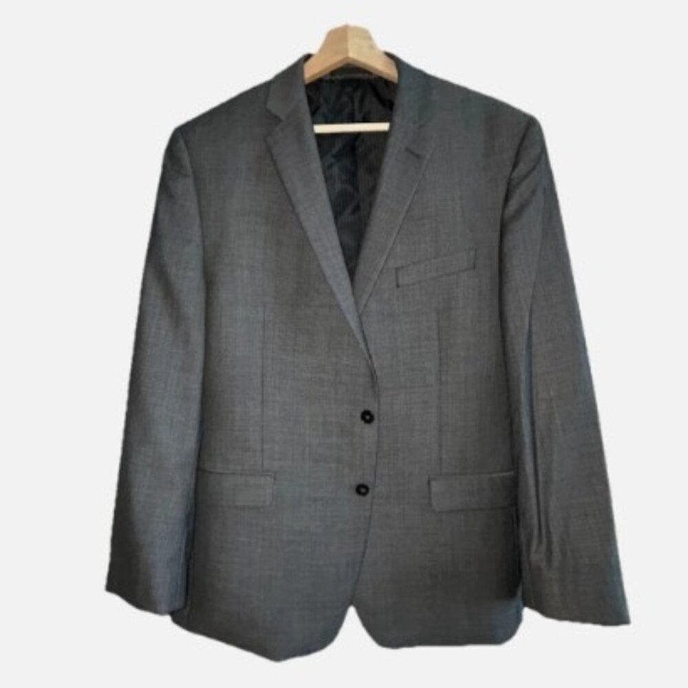 CALVIN KLEIN - Men's Grey SLIM FIT Sport Coat Blazer Jacket